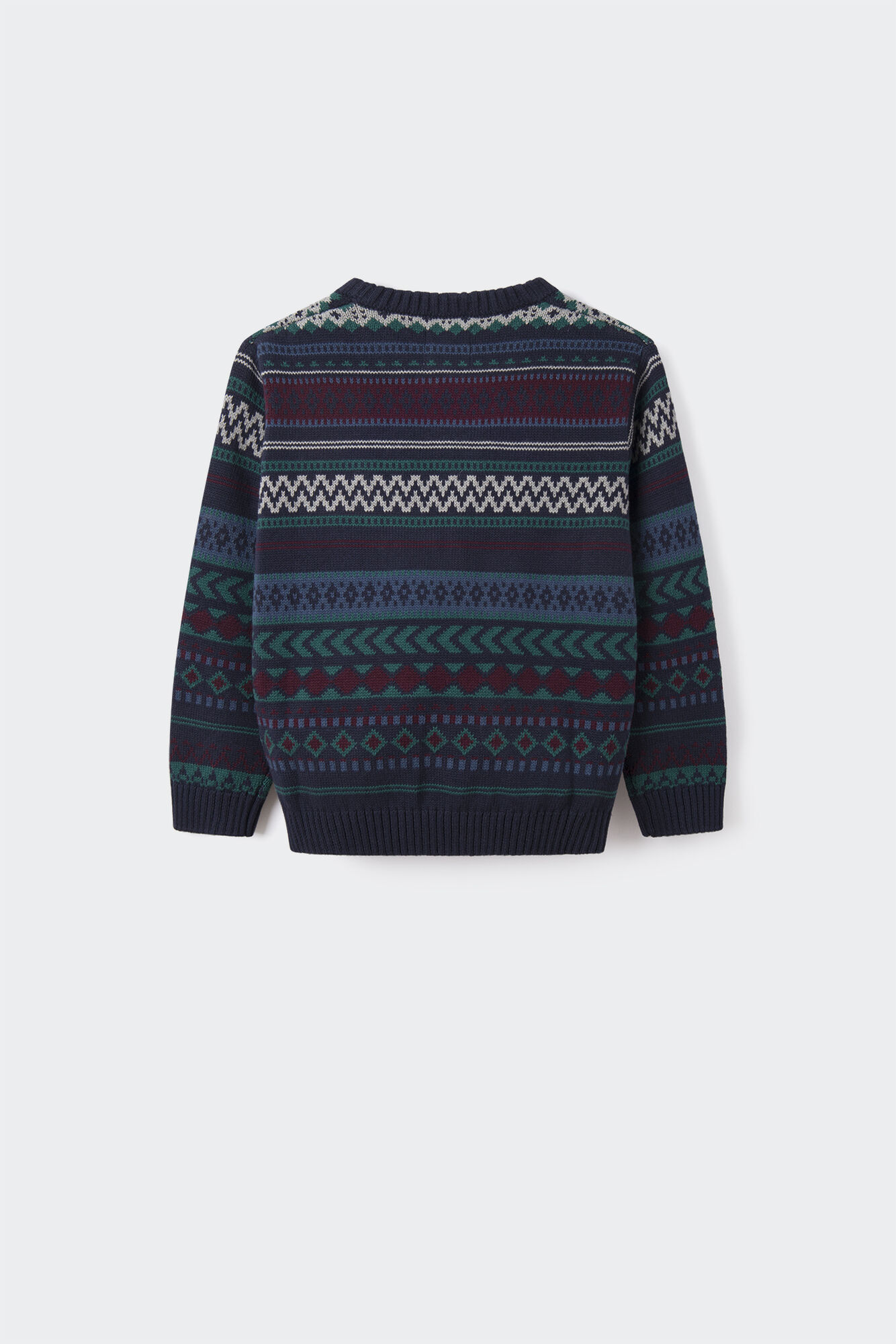Suéter jacquard infantil