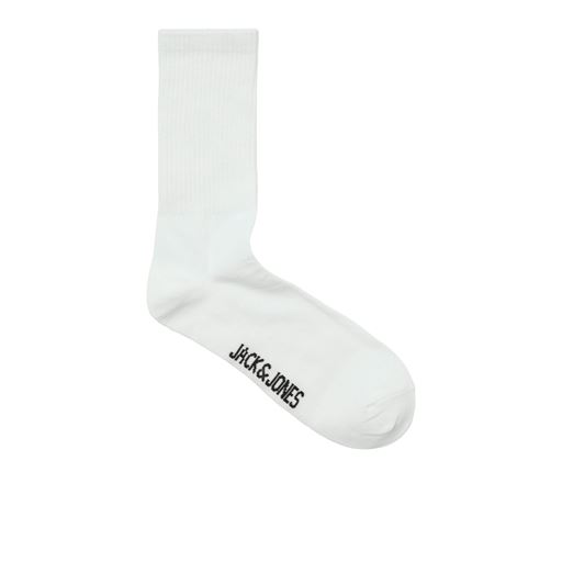 Jack&Jones Basic Tennis 5-pak Strømper, White, One size