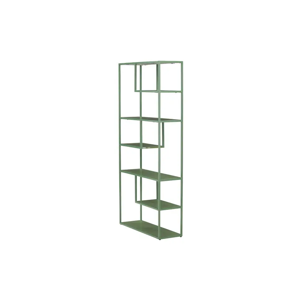 Wandkast Groen Staal - 85x35x190cm - Staal