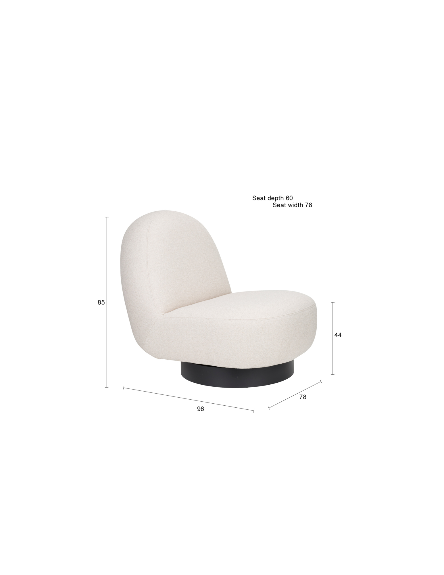 Zuiver Eden Fauteuil Latte