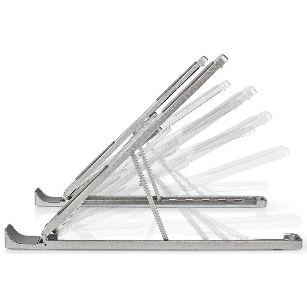 Nedis NBSTND100SI notebook standaard inklapbaar