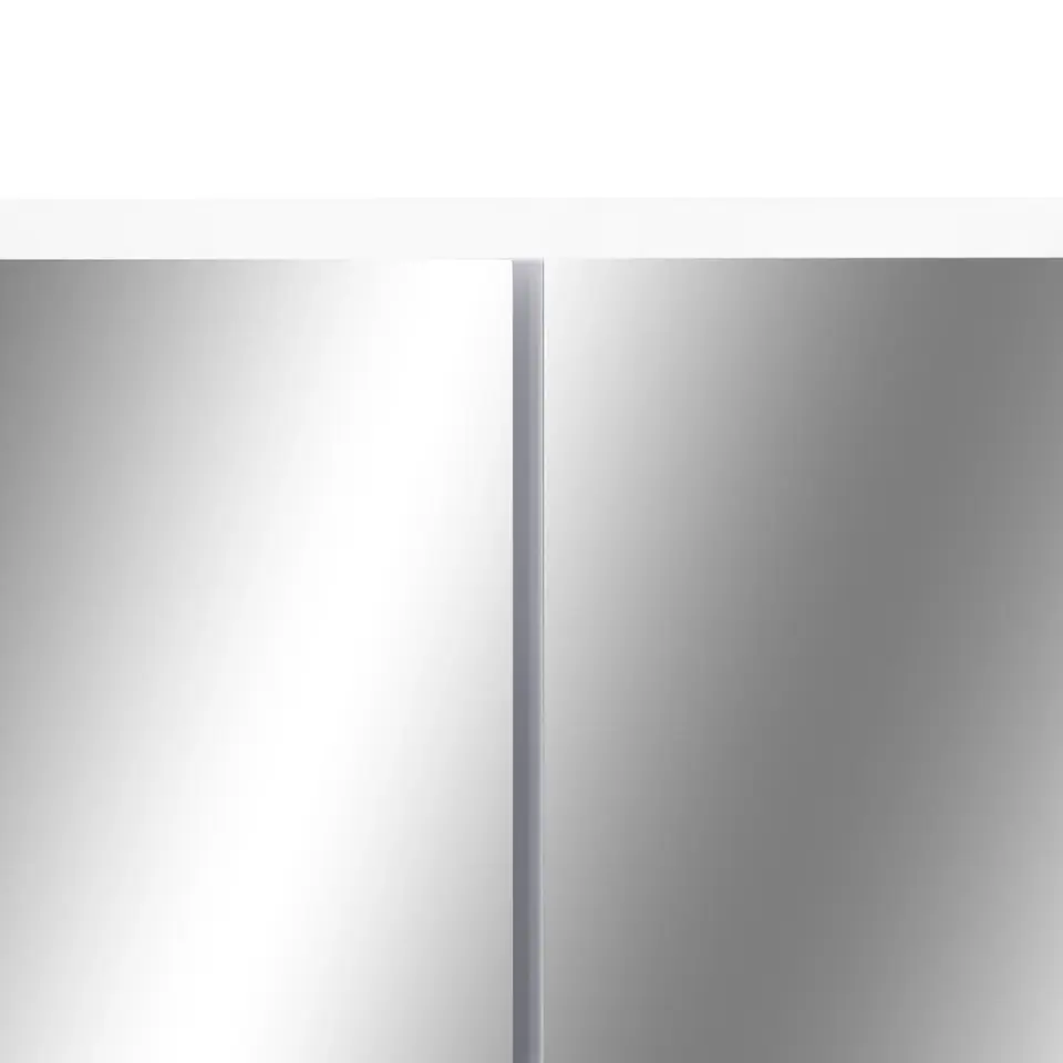 vidaXL - Spiegelkast - Wit - MDF