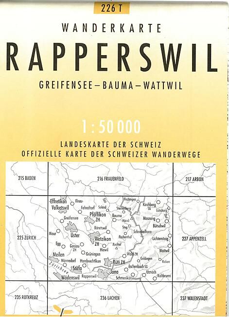 BUNDESAMT - 226T RAPPERSWIL ECHELLE 1 50 000