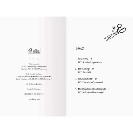 Ravensburger Ist doch Isy!, Band 1: Von Handlettering, Upcycling und neuen Freundschaften