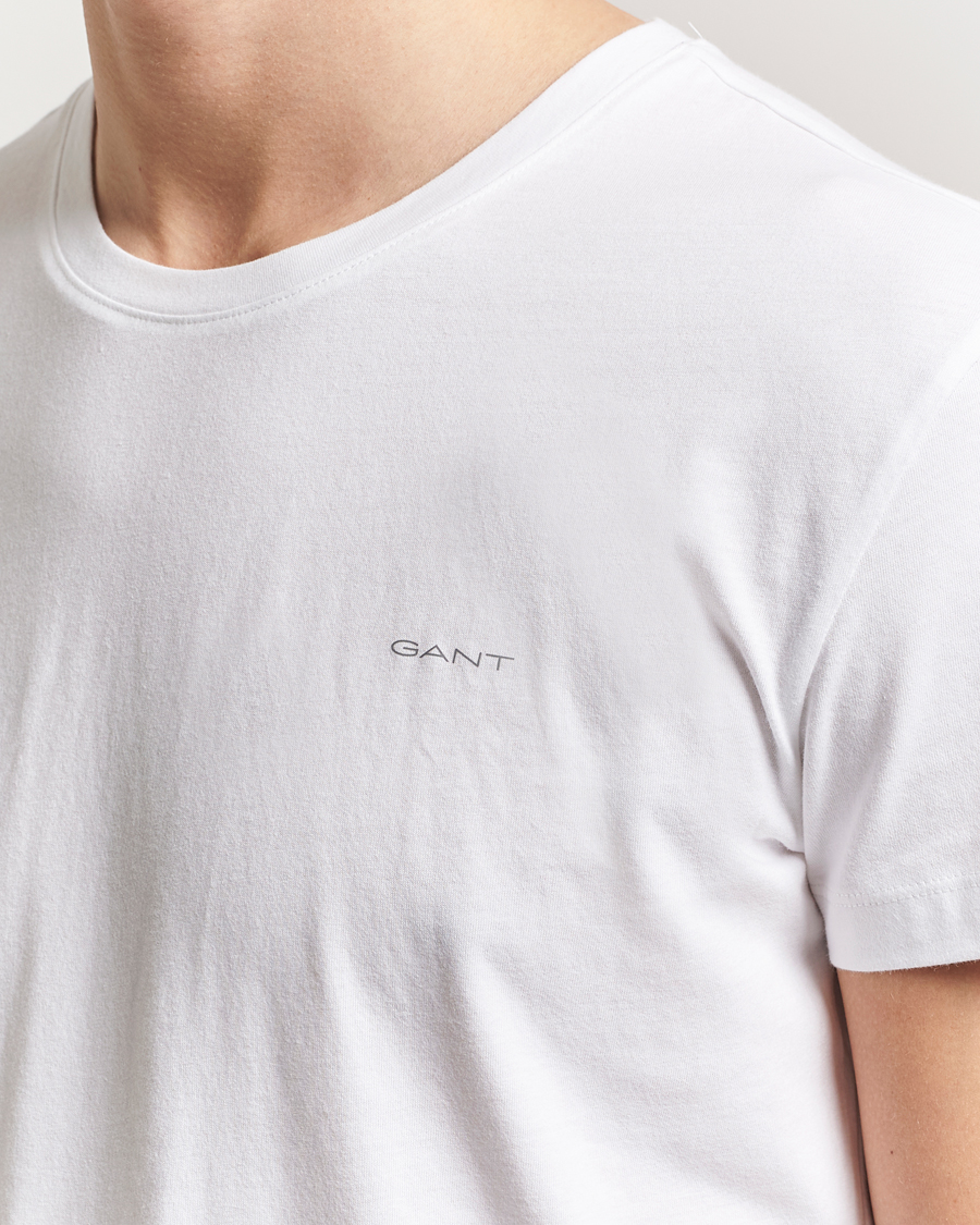 GANT 2-Pack Crew Neck T-Shirt Black/White