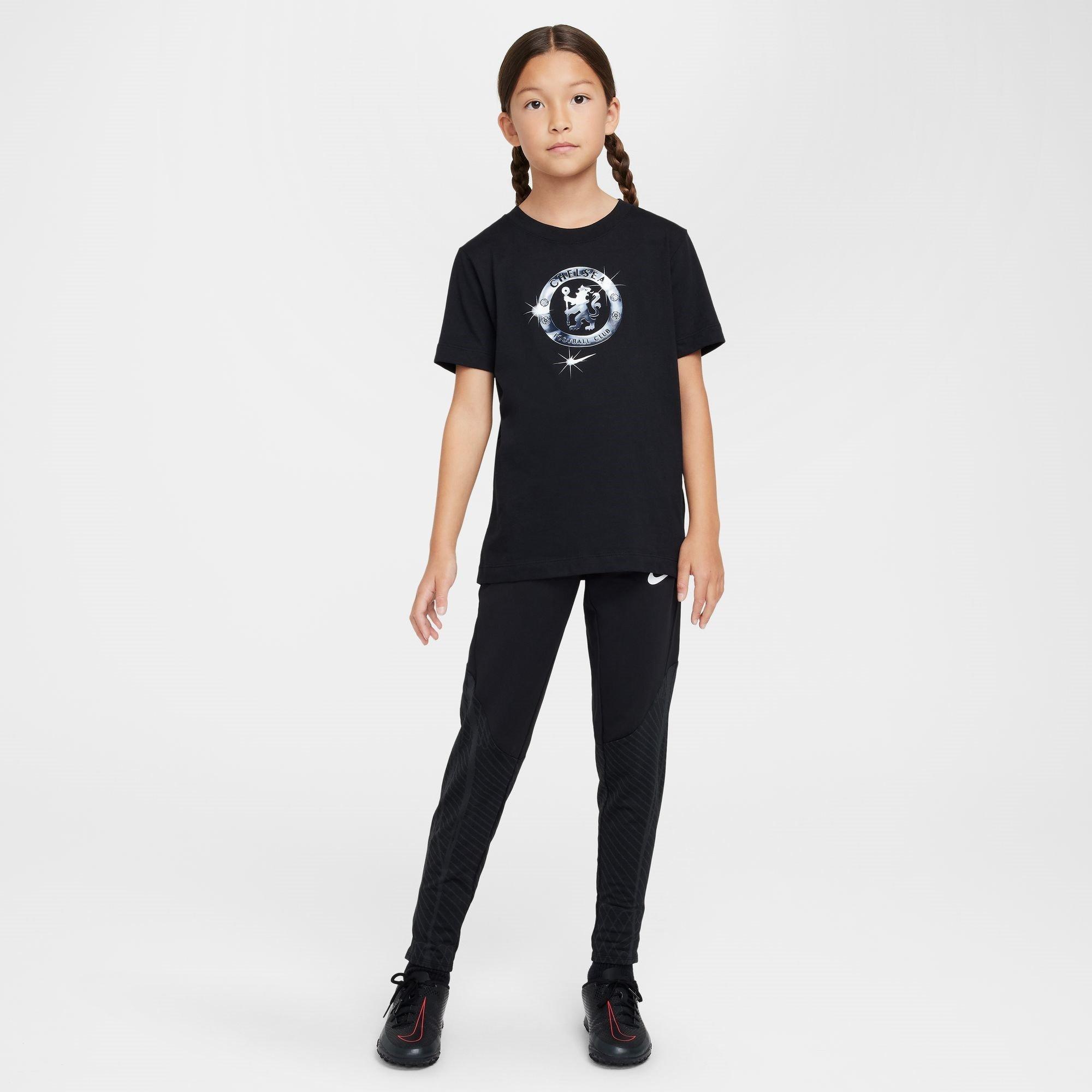 Nike Chelsea Crest T Shirt 2024 2025 Juniors
