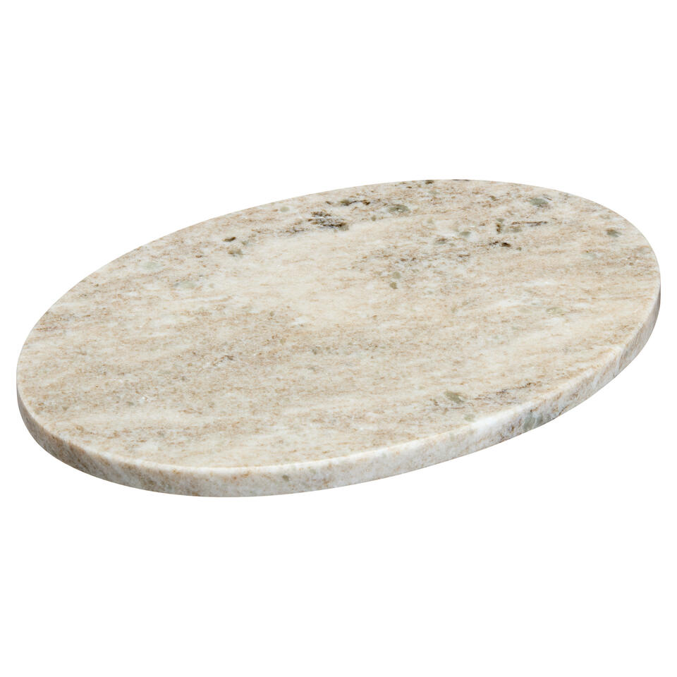 Decoratieplateau Organisch Marmer Beige - Ø30 cm