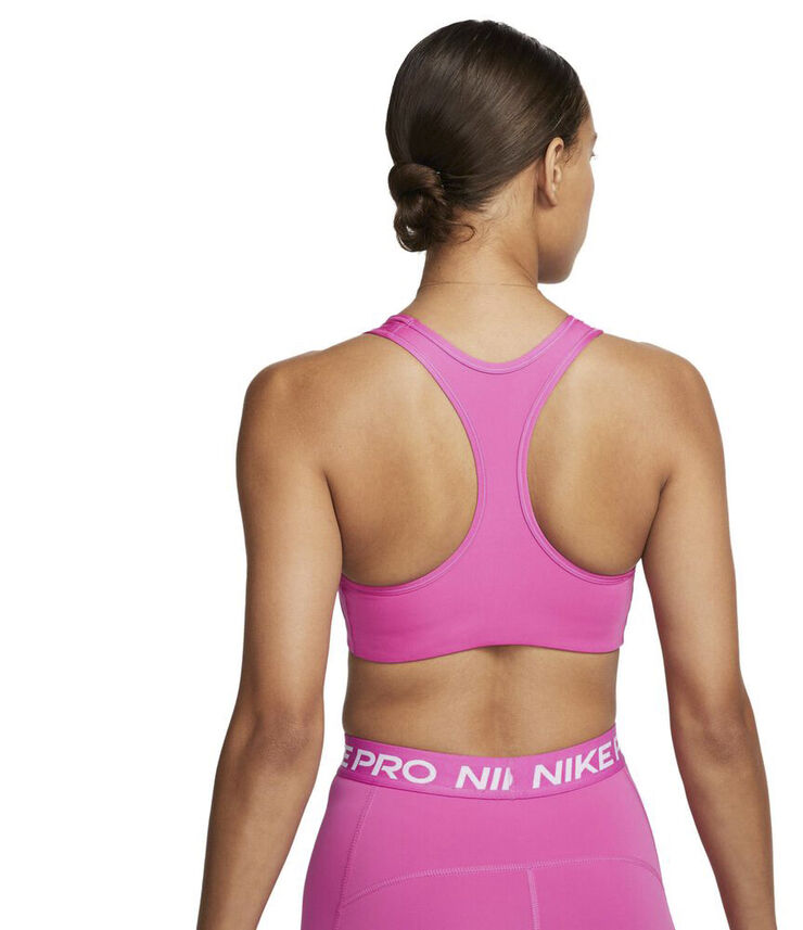 Nike Swoosh Medium Support Sports Bh Pink