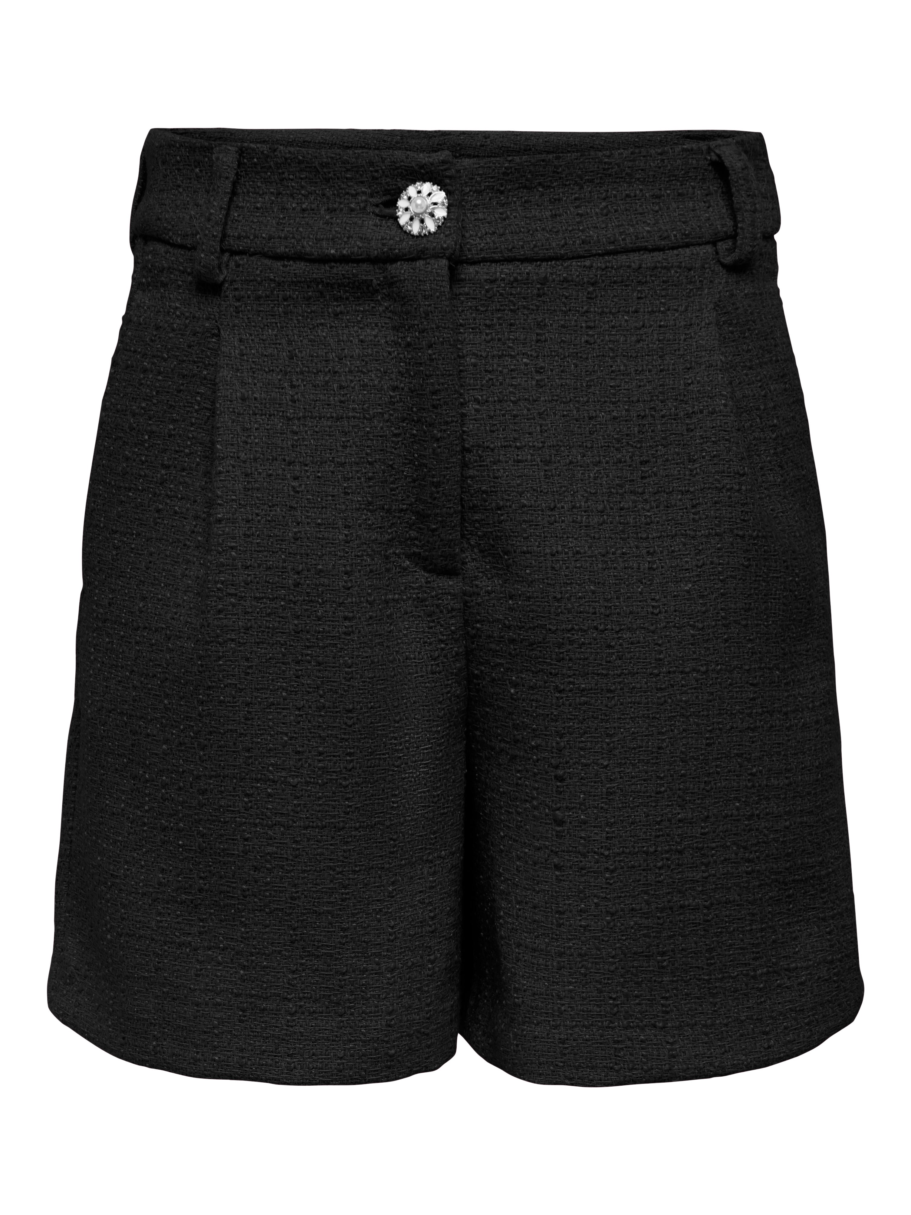 ONLNUAN Mittlere Taille Normal geschnitten Shorts Black
