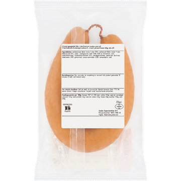 Jumbo Verse Rookworst Fijn Varken 250 g