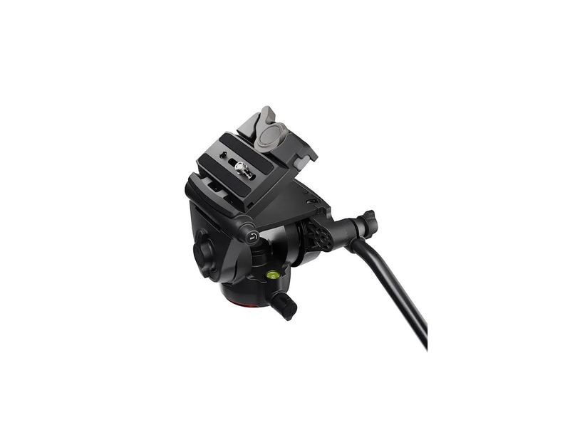 Manfrotto 500X Fluid-Kopf Stativkopf für Benutzer von spiegellosen Kameras