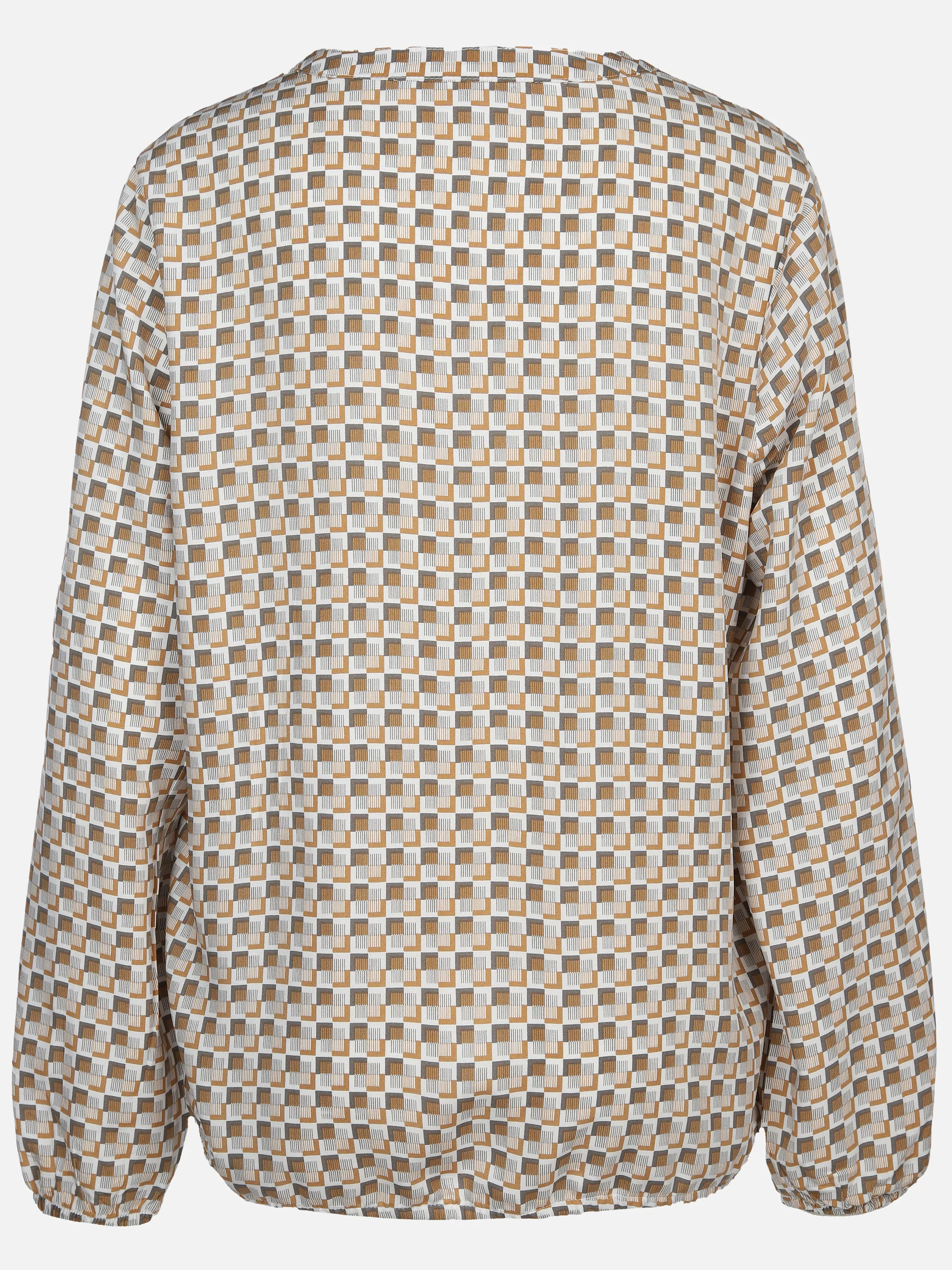 Damen Blouson-Bluse mit Alloverprint