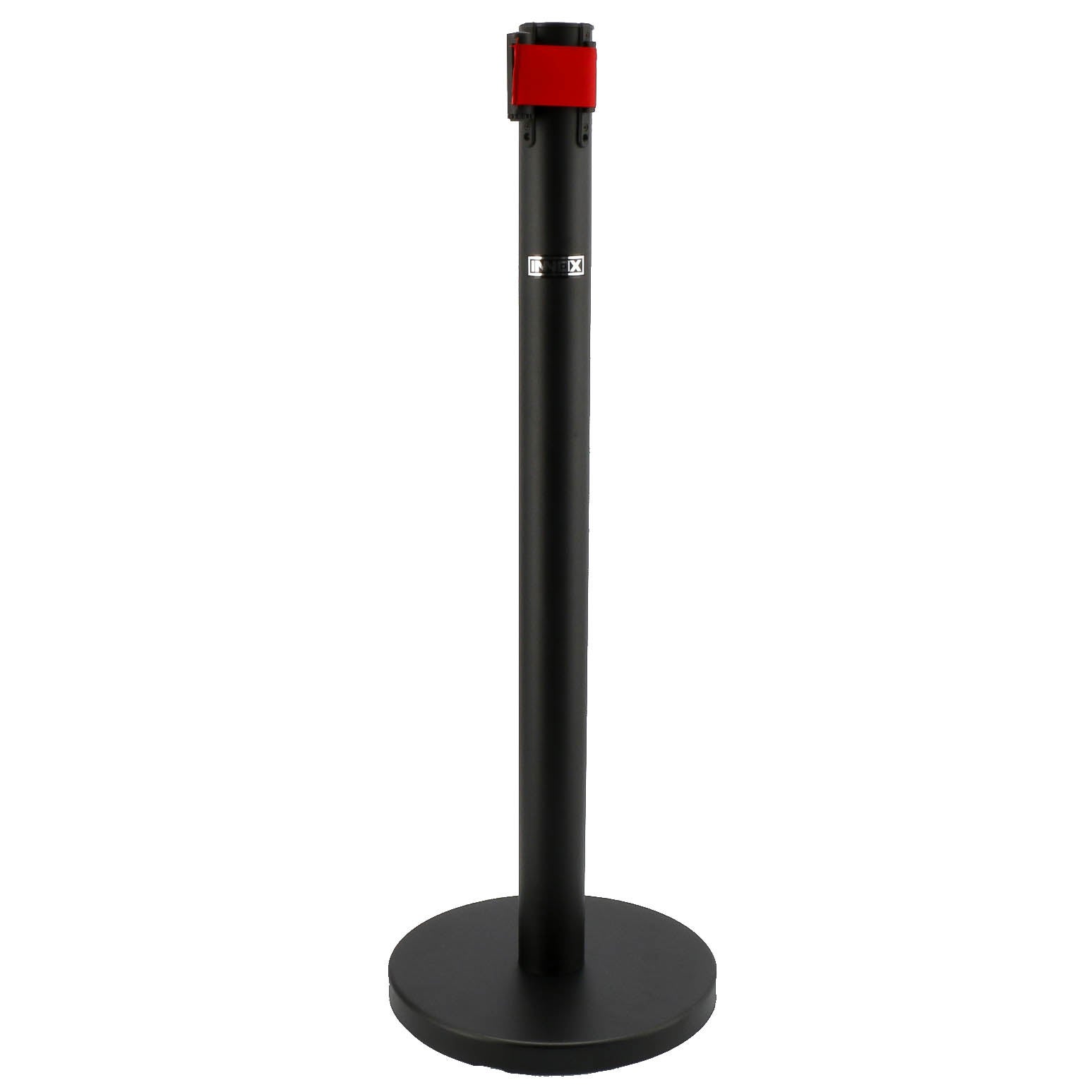 Innox Linemate Black afzetpaal 5m, rood lint (per stuk)