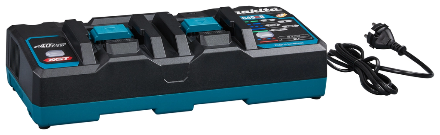 Makita 191U42-2 40V XGT Li-Ion accu starterset (4x 5.0Ah)   duolader in Mbox