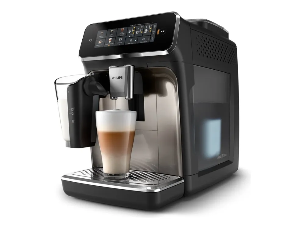 Philips 3300 series EP3347 - Automatisk kaffemaskine med capuccinatore - 15 bar - sort/krom