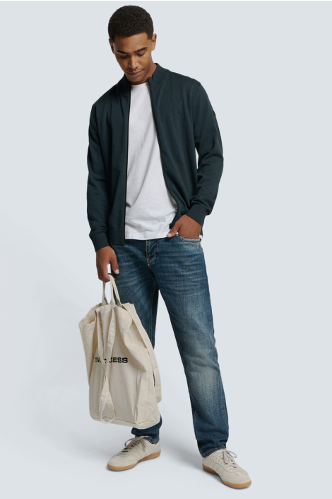 NO-EXCESS blauwe heren vest