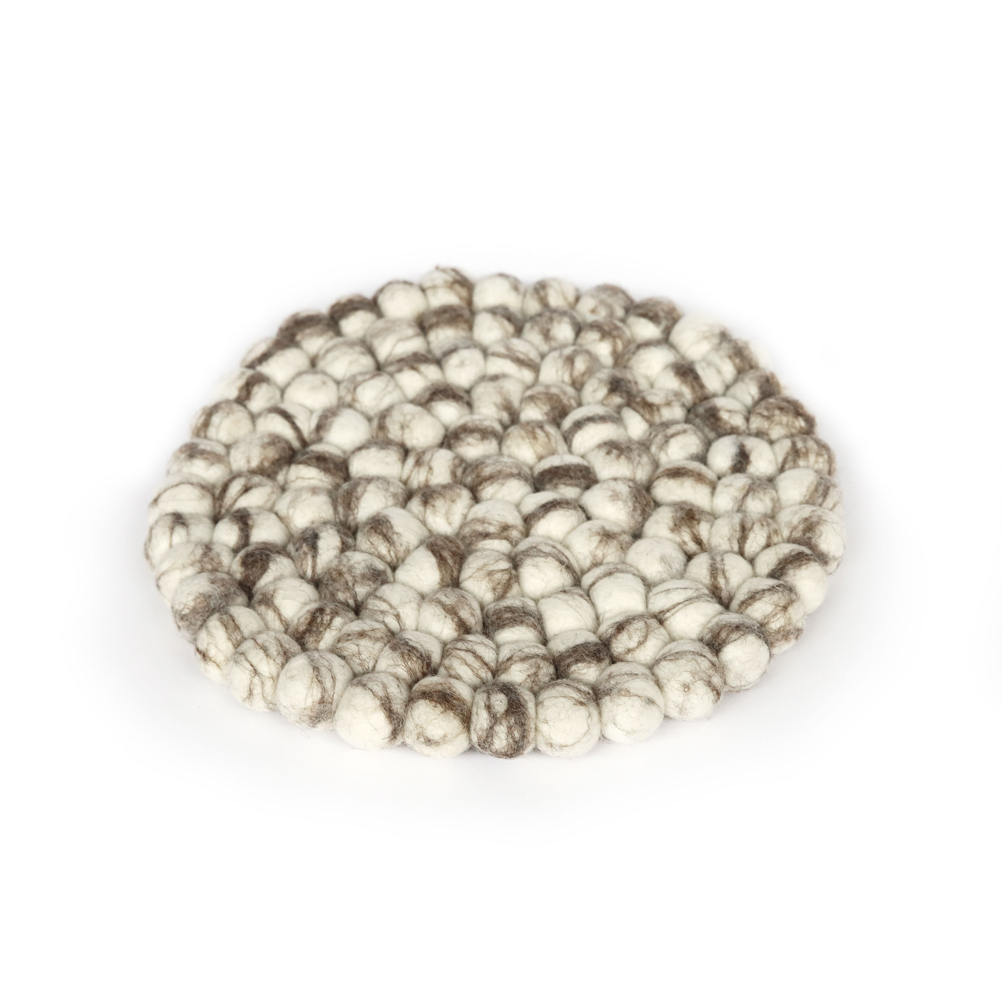 Filz-Untersetzer natur-weiß, Ø 24 cm zu 14,00