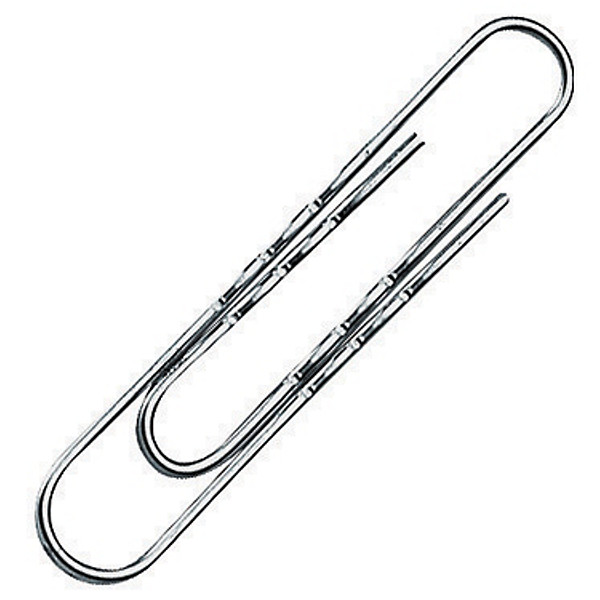 100 trombones ondulés Maped L. 77 mm