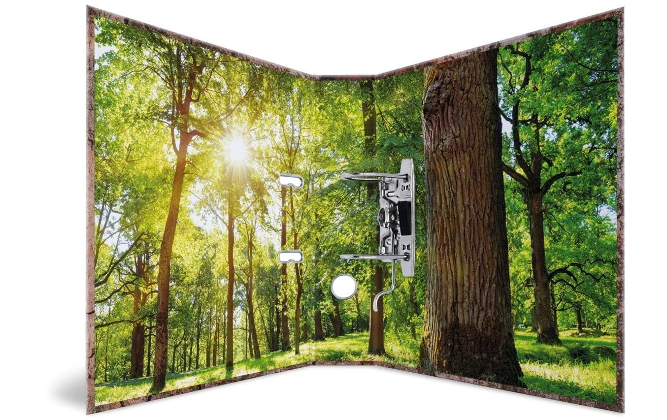 Ordner Wood 7 cm, DunkelbraunMotivordner mit Hebelmechanik und Griffloch