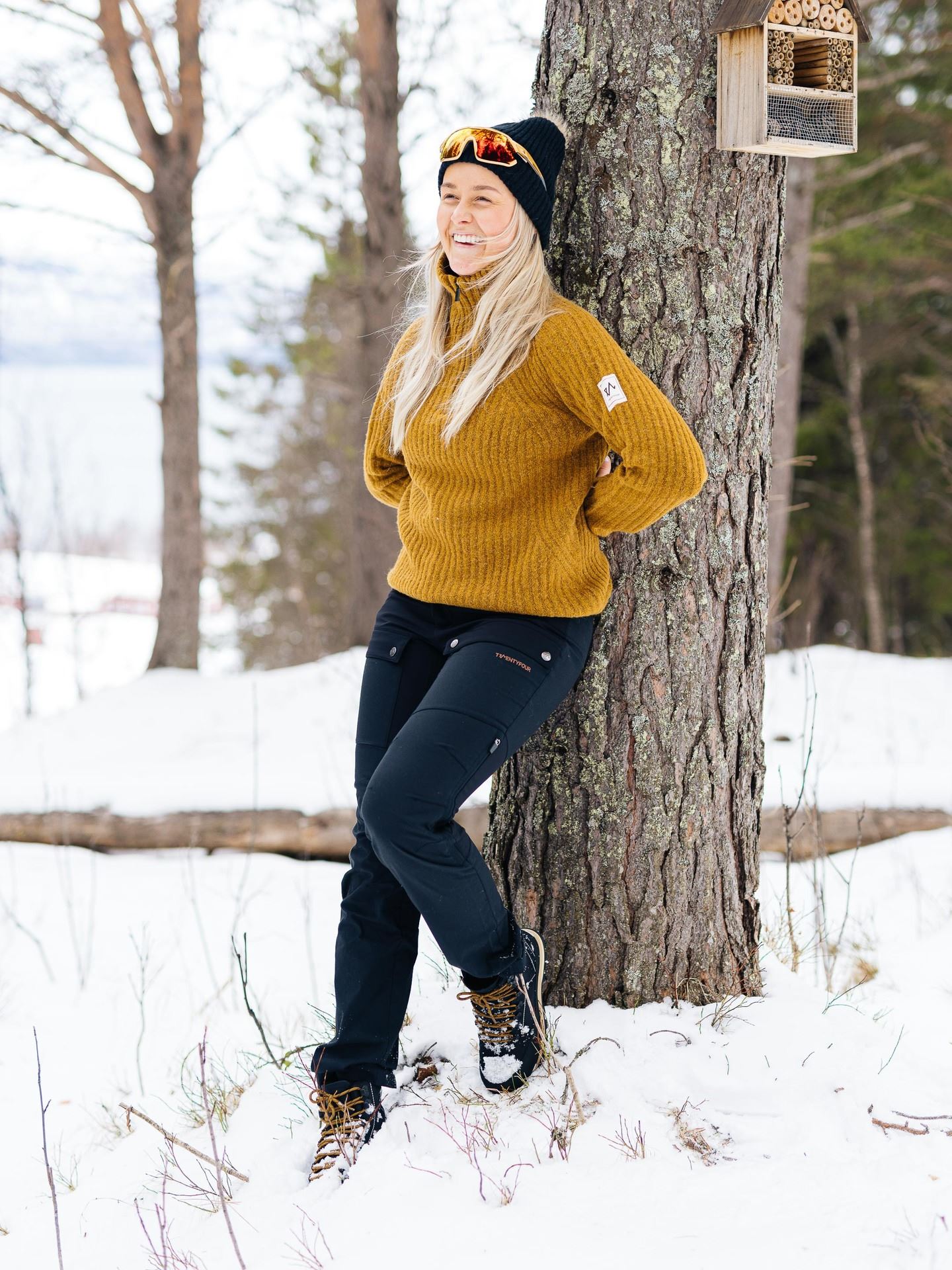 1222 Half Zip Genser