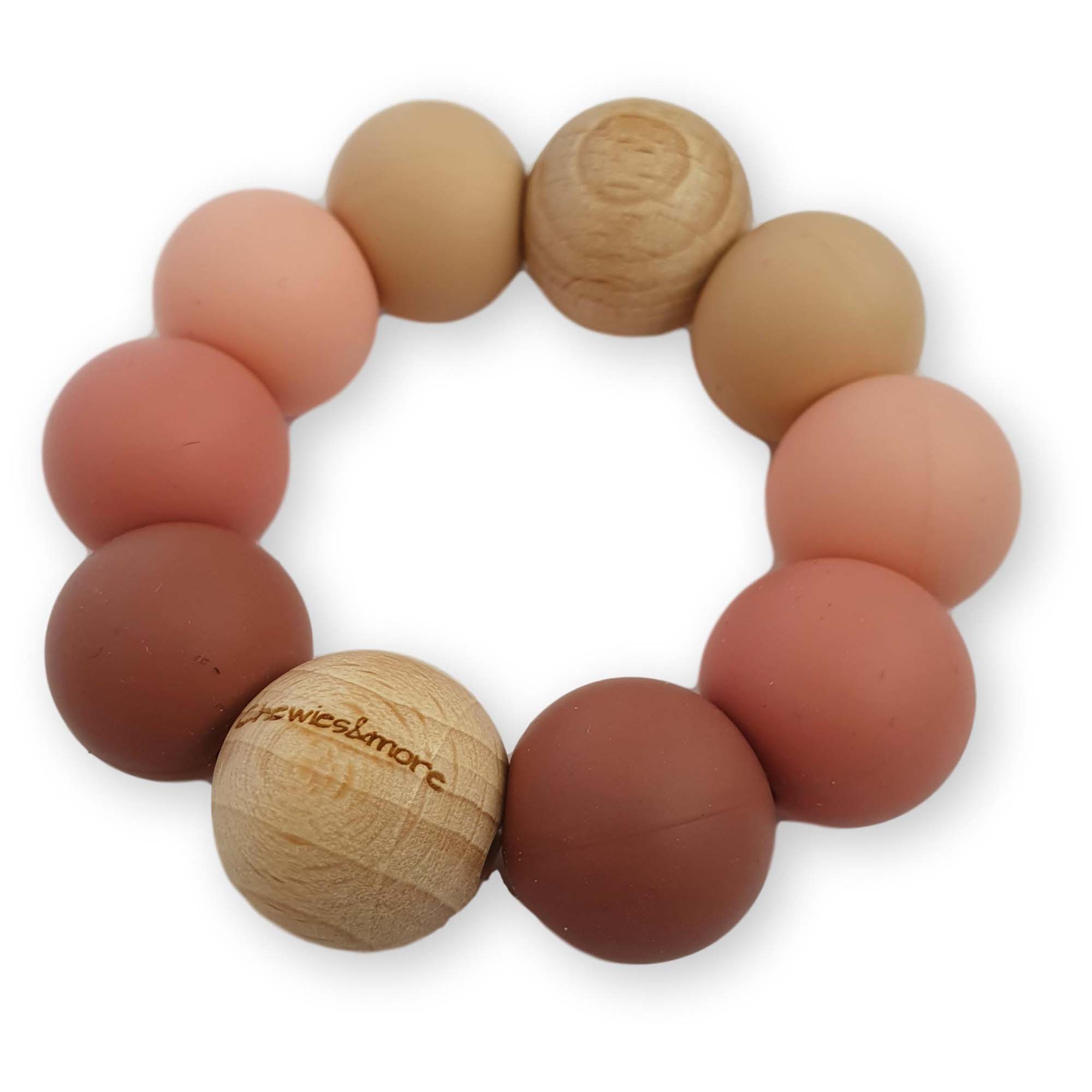 Chewies & More basic ombre bijtspeeltje roze