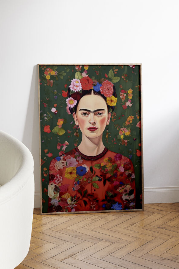 Poster & Frame Treechild - The Love Of Flowers Flerfarvet