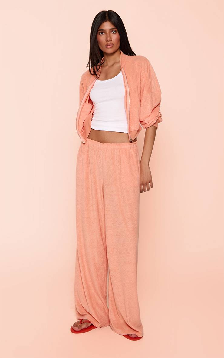 Pêche Jogging Ample En Tissu Éponge