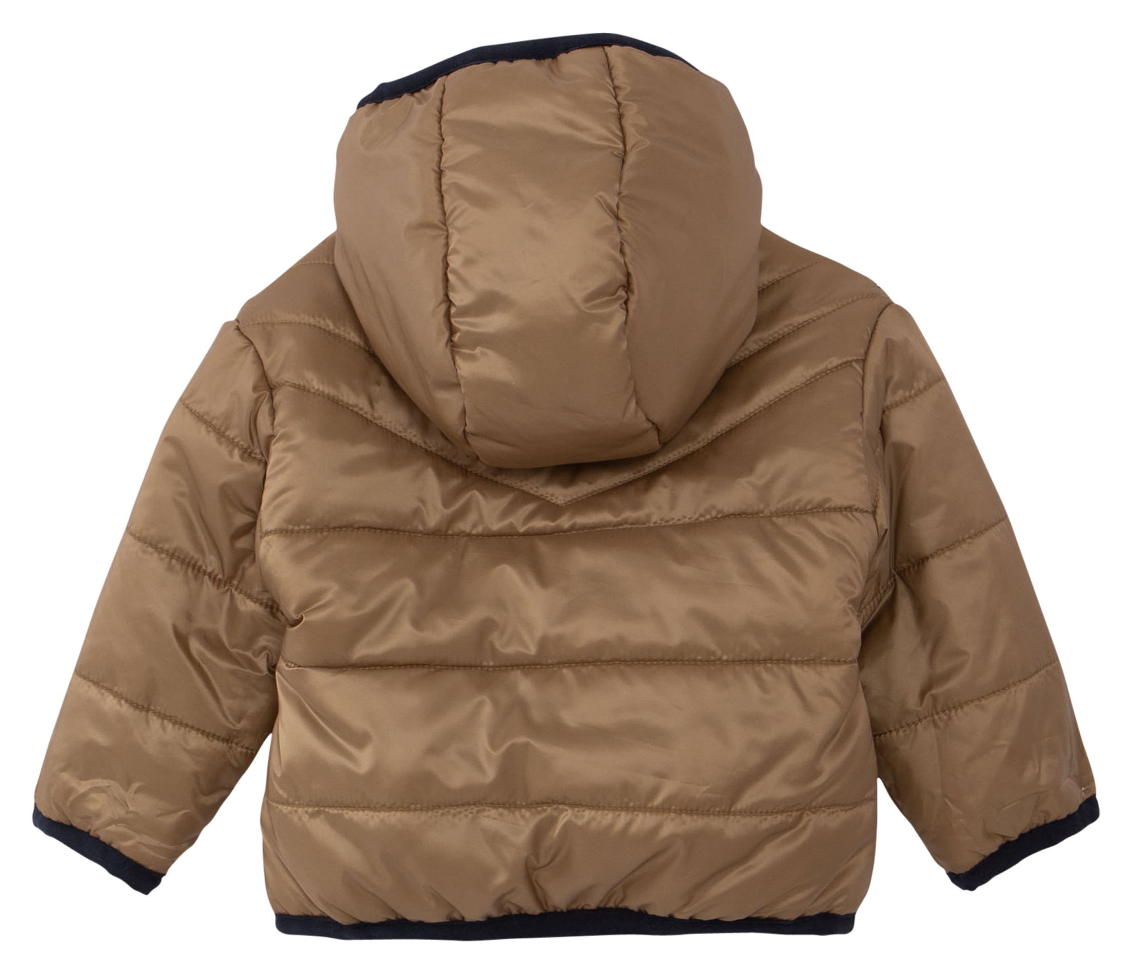 Doudoune col montant réversible | Marron