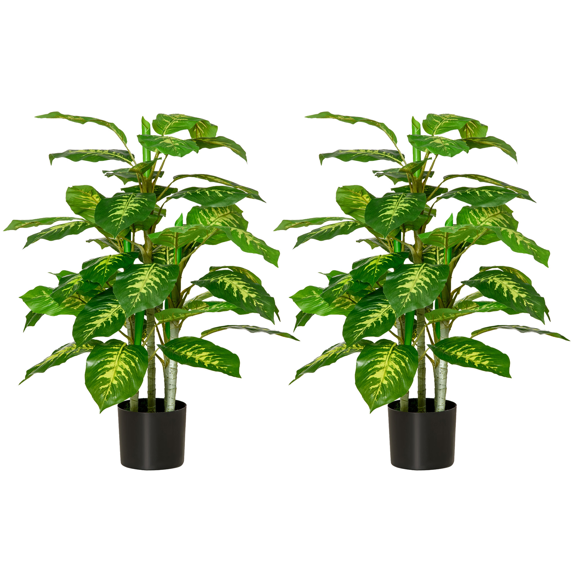 Plantas verdes artificiais HOMCOM