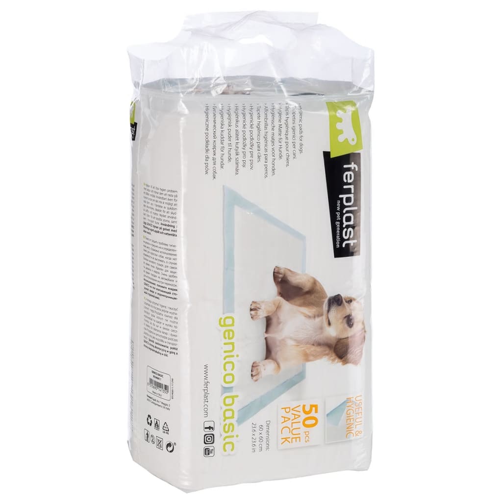 Tapis hygiénique pour chiens genico basic, 60x60 cm