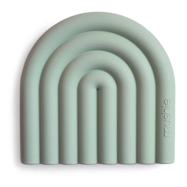 Mushie Jouet de dentition en silicone | Bleu