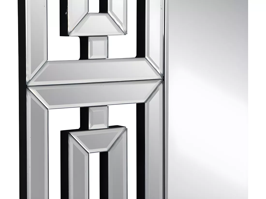 Miroir mural en inox - L. 120 x H. 80 cm- LOAYE
