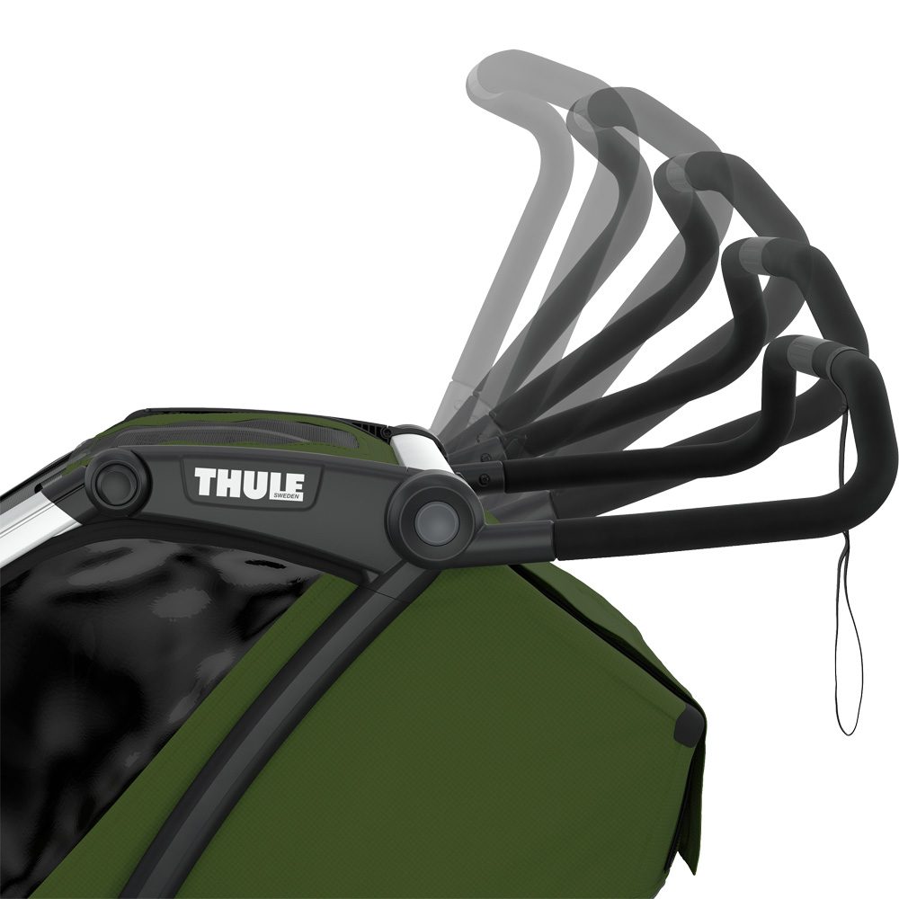Thule Chariot Cab Fahrradanhänger 2 Sitzer cypress green 2022