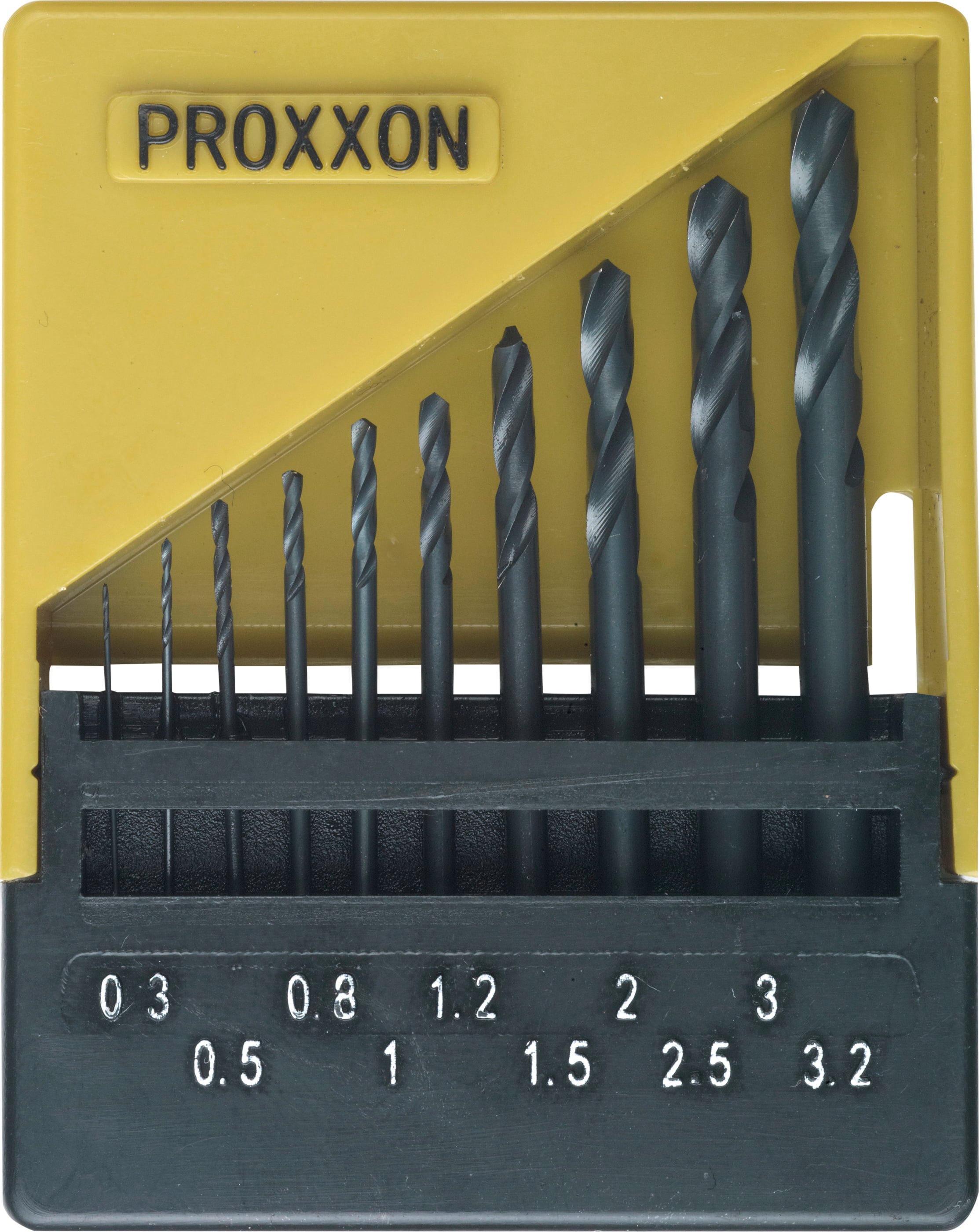 PROXXON  HSS Spiralbohrersatz    HSS Spiralbohrer im praktischen 10er-Set