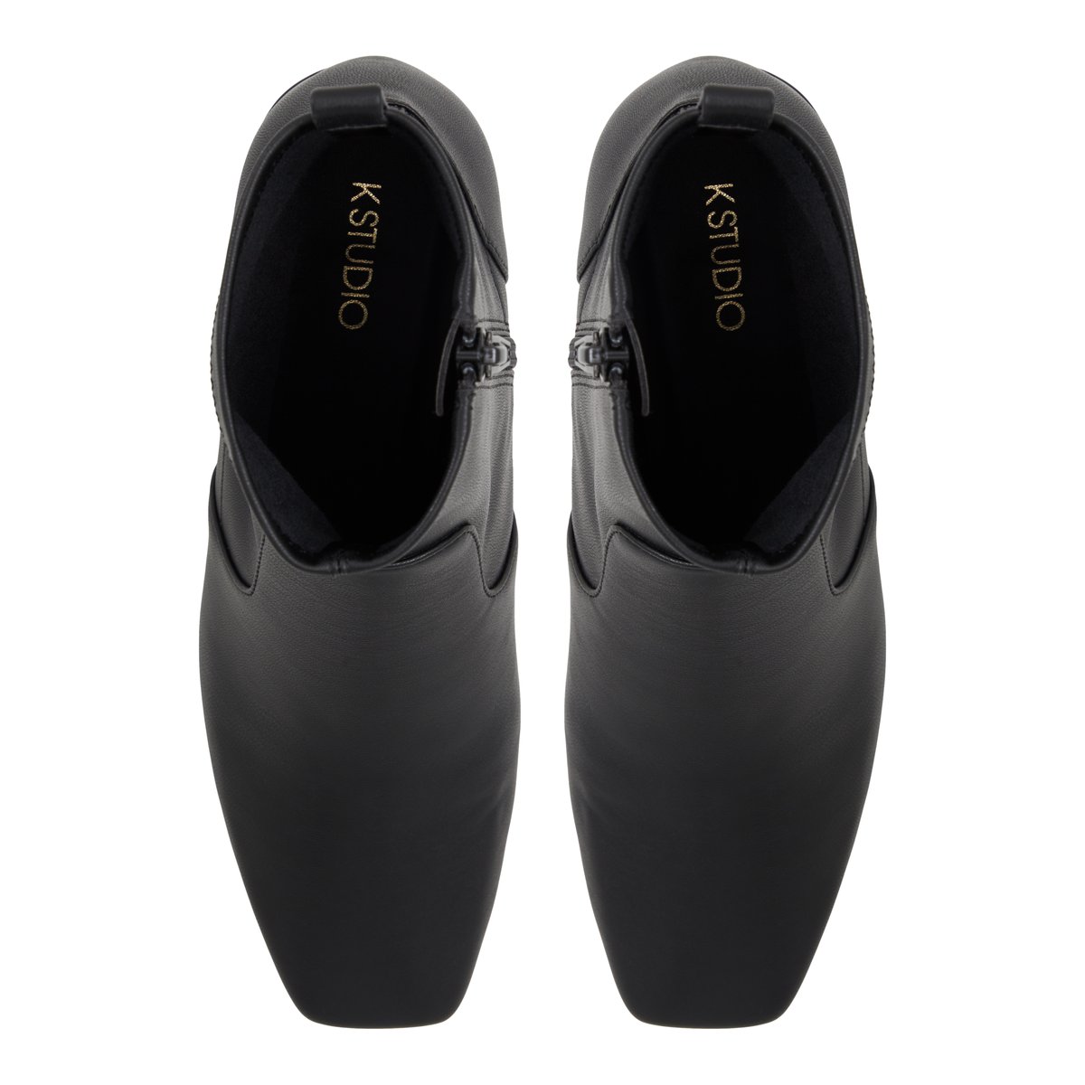 K STUDIO-Cin-Bottines Habillées - Talon bloc - Noir