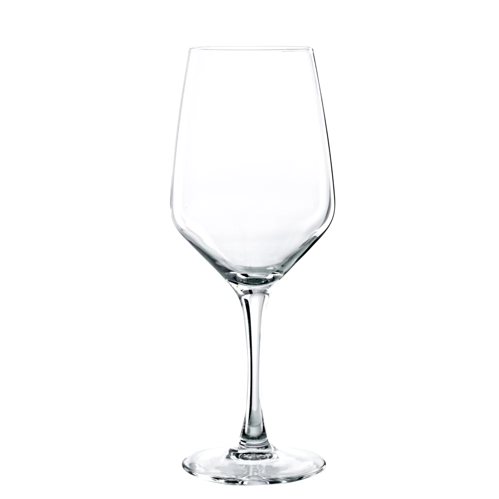 Boîte de 6 verres à pied trempés Platine 44 cl Vicrila