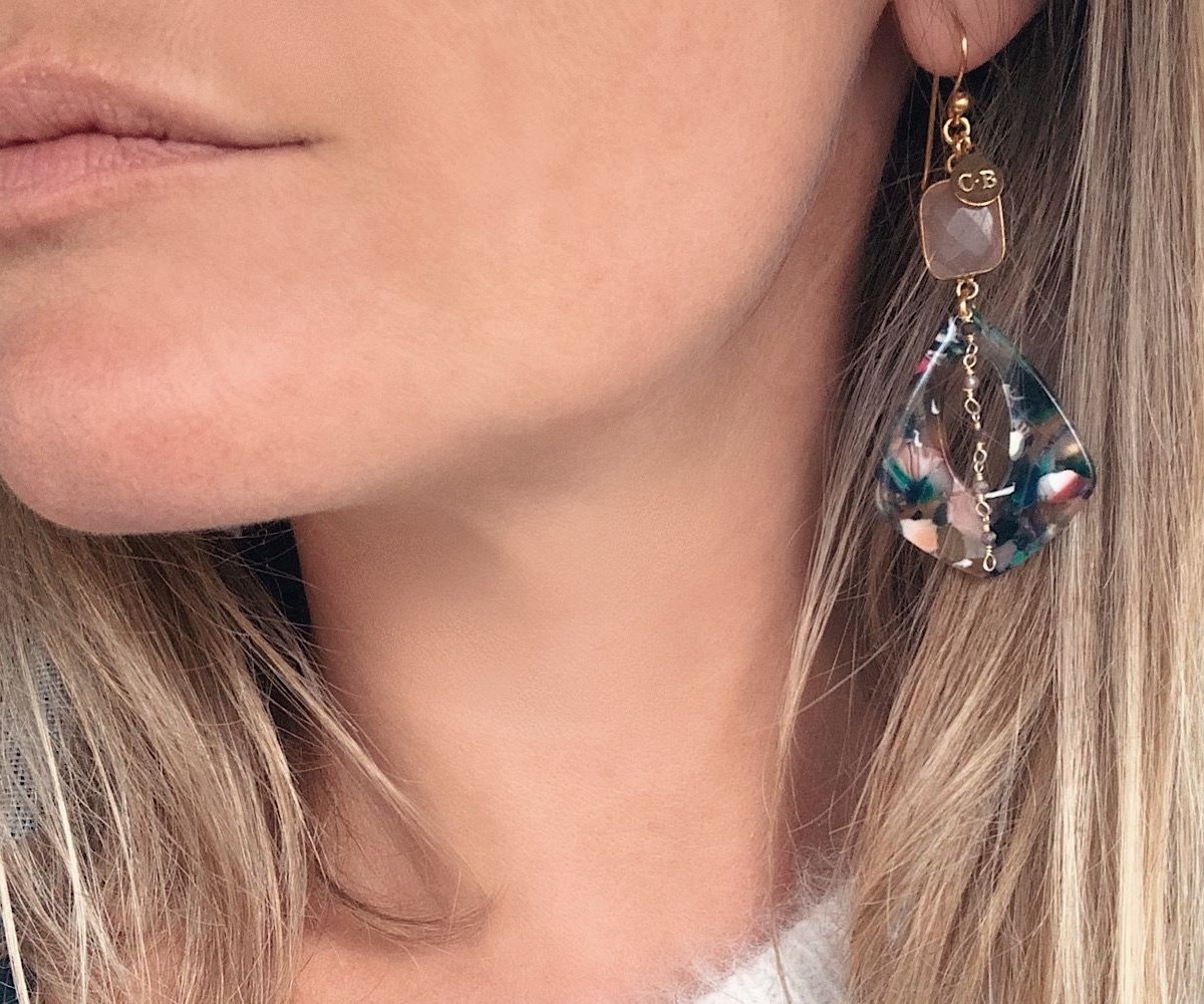 Boucle d'oreilles Crochet Fanny doré