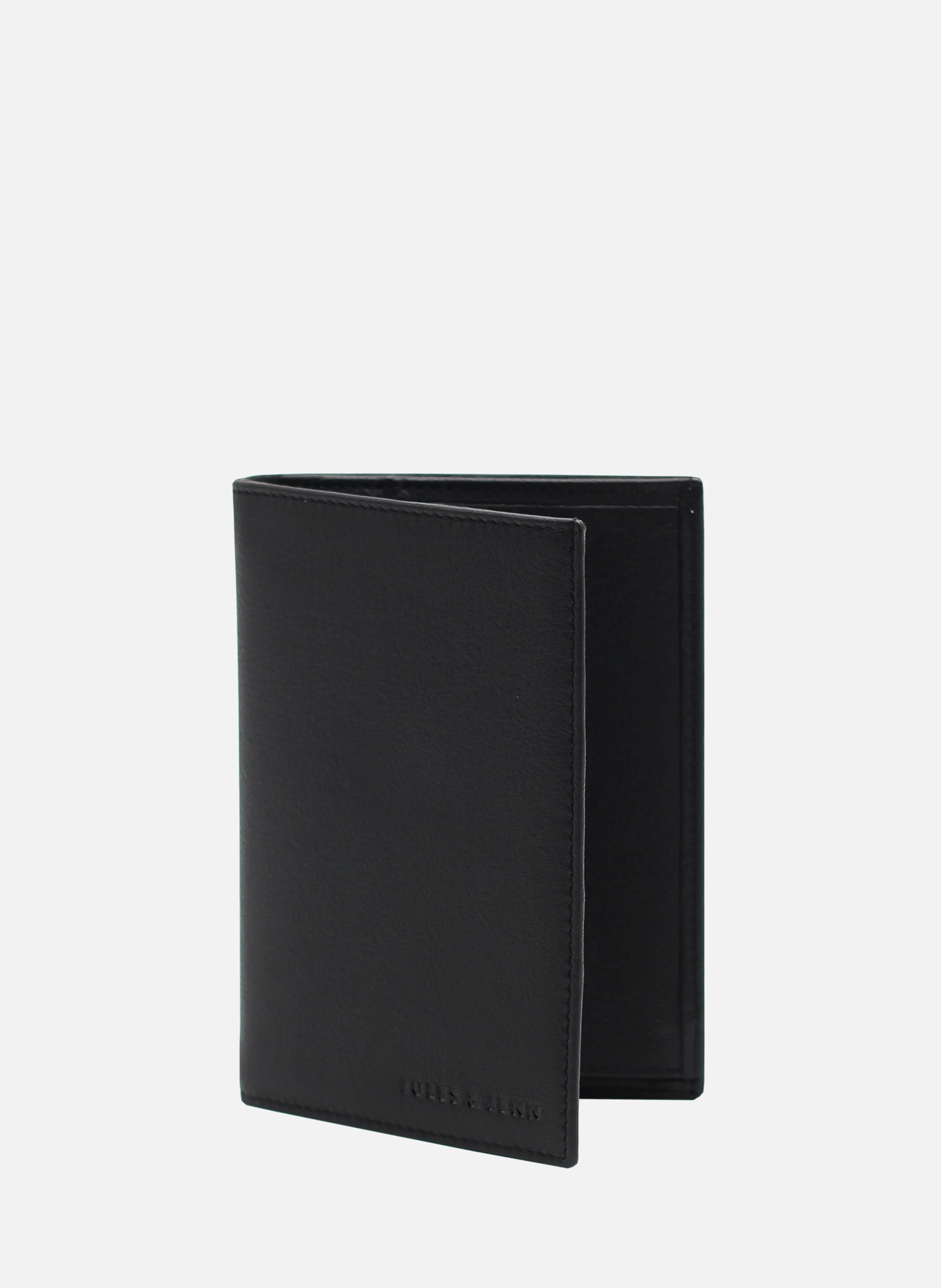 Portefeuille classique cuir grainé | Noir