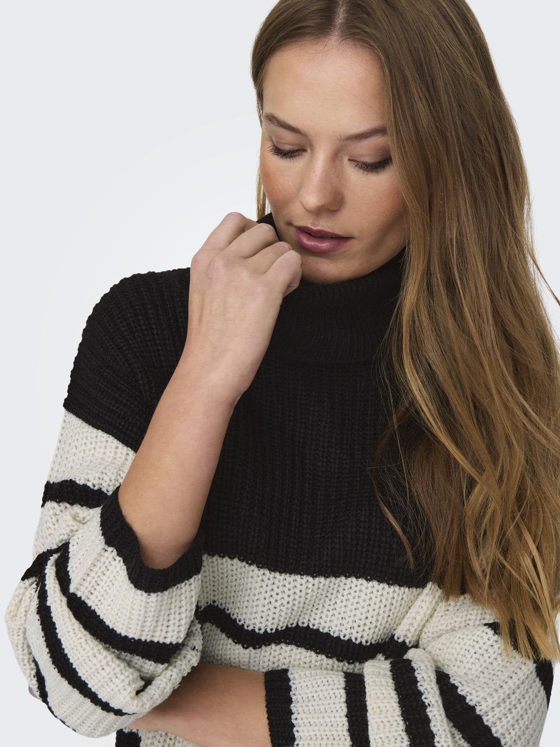 JDYJUSTY Strickpullover Black