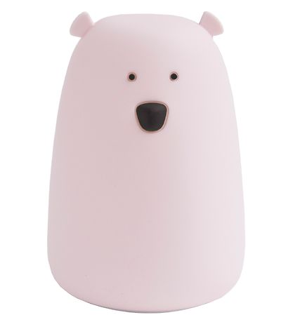 Rabbit & Friends Lampe - 17x11 cm - Stor Bj?rn - Rosa