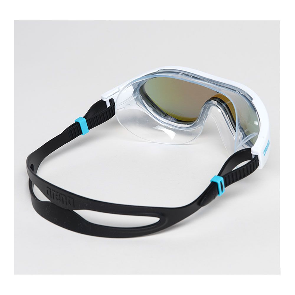 Arena THE ONE MASK MIRROR - Masque de natation blue/white/black