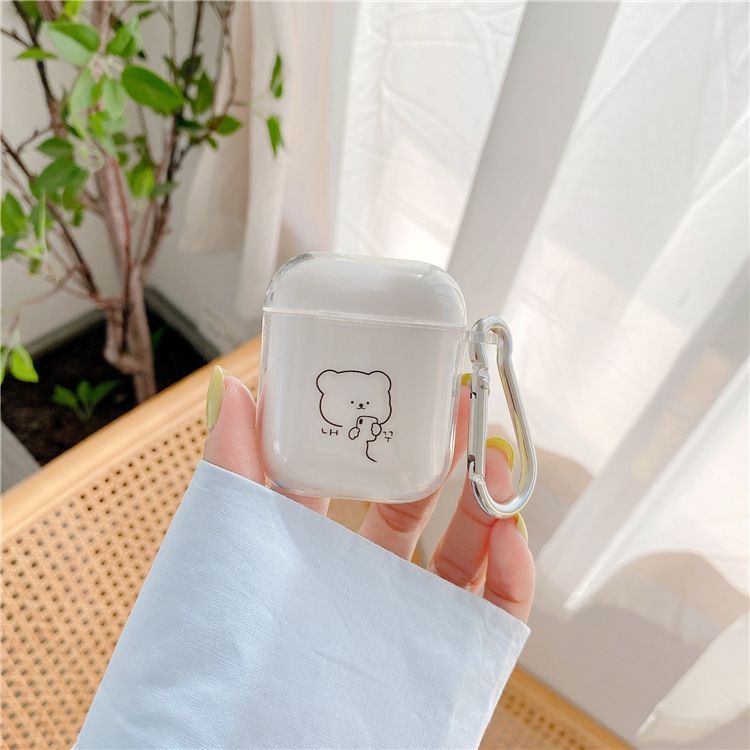 Telefoon in de behuizing - AirPods-hoesje