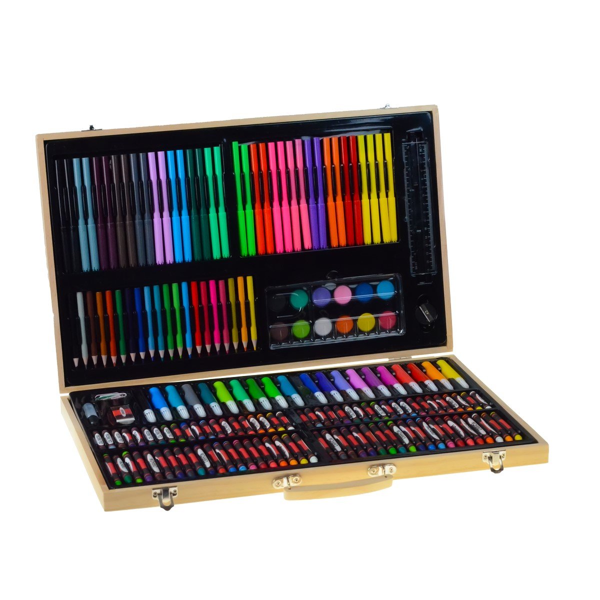 Malette en bois dessin et peinture