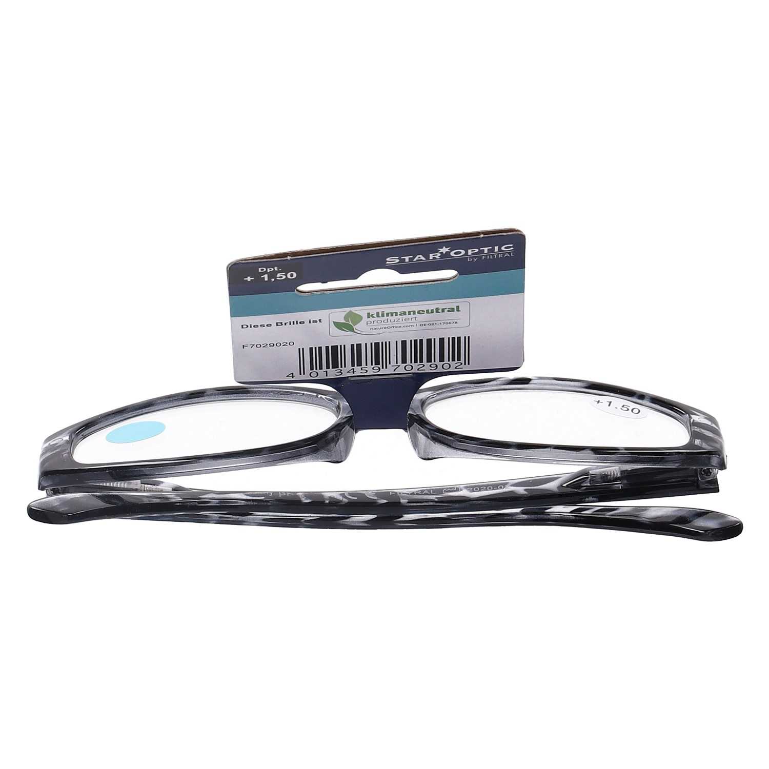 Star Optic Lesehilfe MD5 aus Kunststoff +1,5 Dioptrien camouflage schwarz