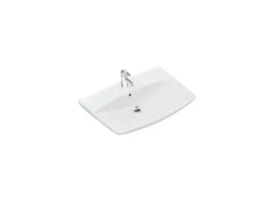 Ifö Spira Art håndvask 60cm - 60cm med Ifö Clean for boltmontering med Ifö Clean