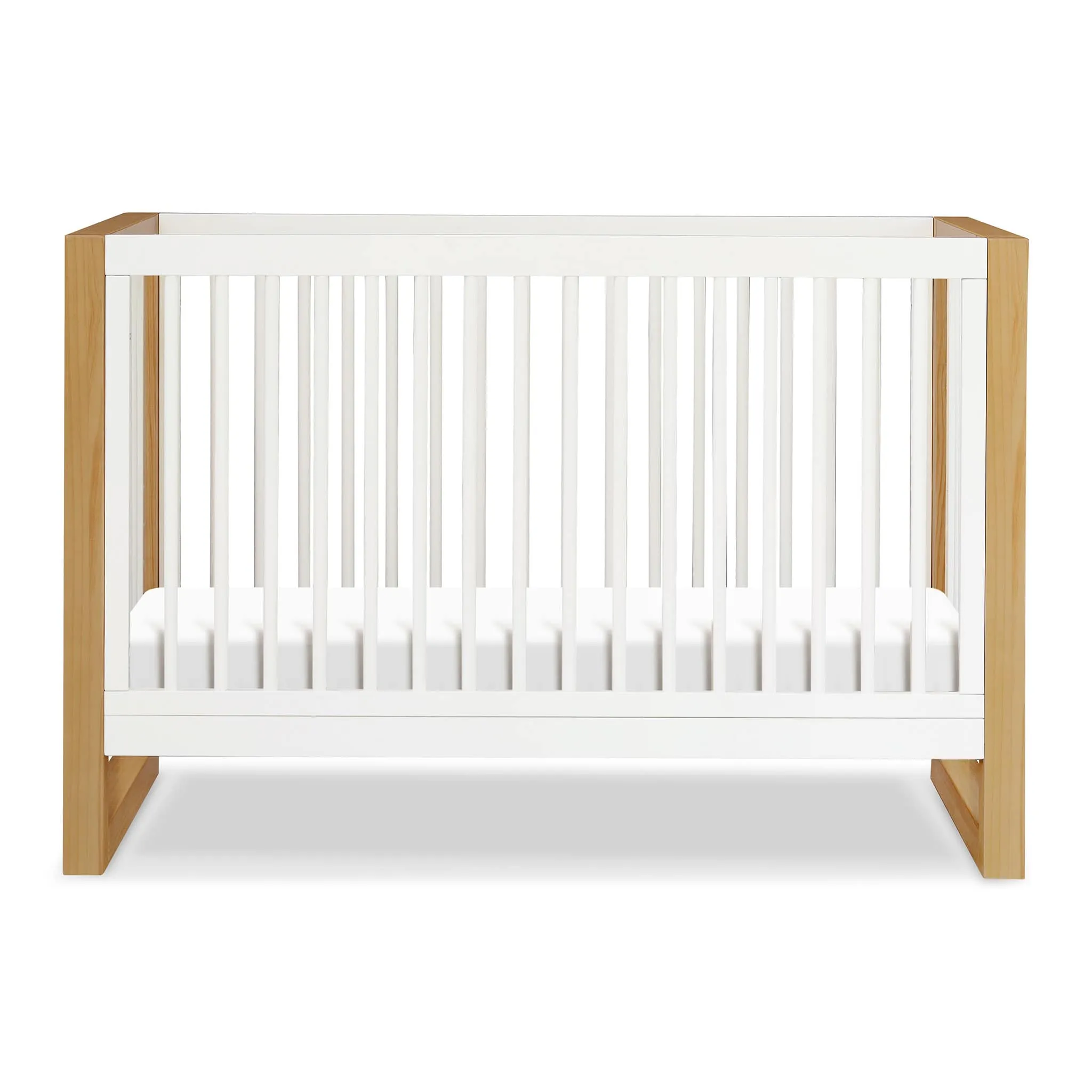 Million Dollar Baby Couchette Convertible 3-en-1 Nantucket - Miel  Blanc Chaud