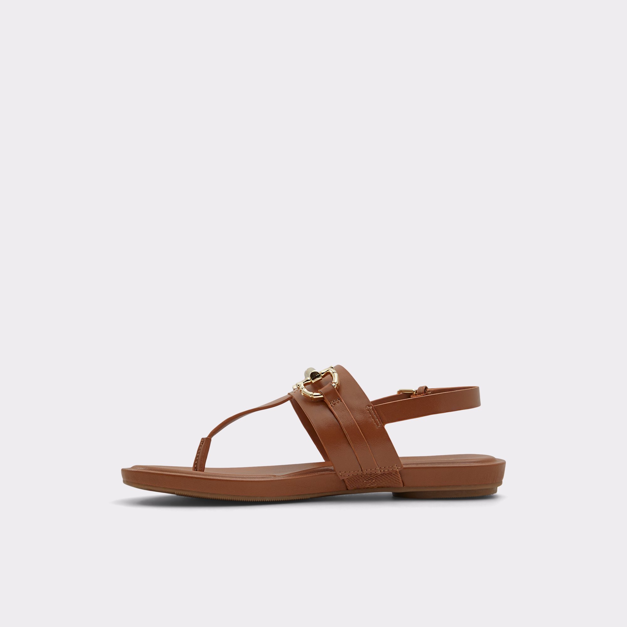 Tany Medium Brown Women Flat Sandals