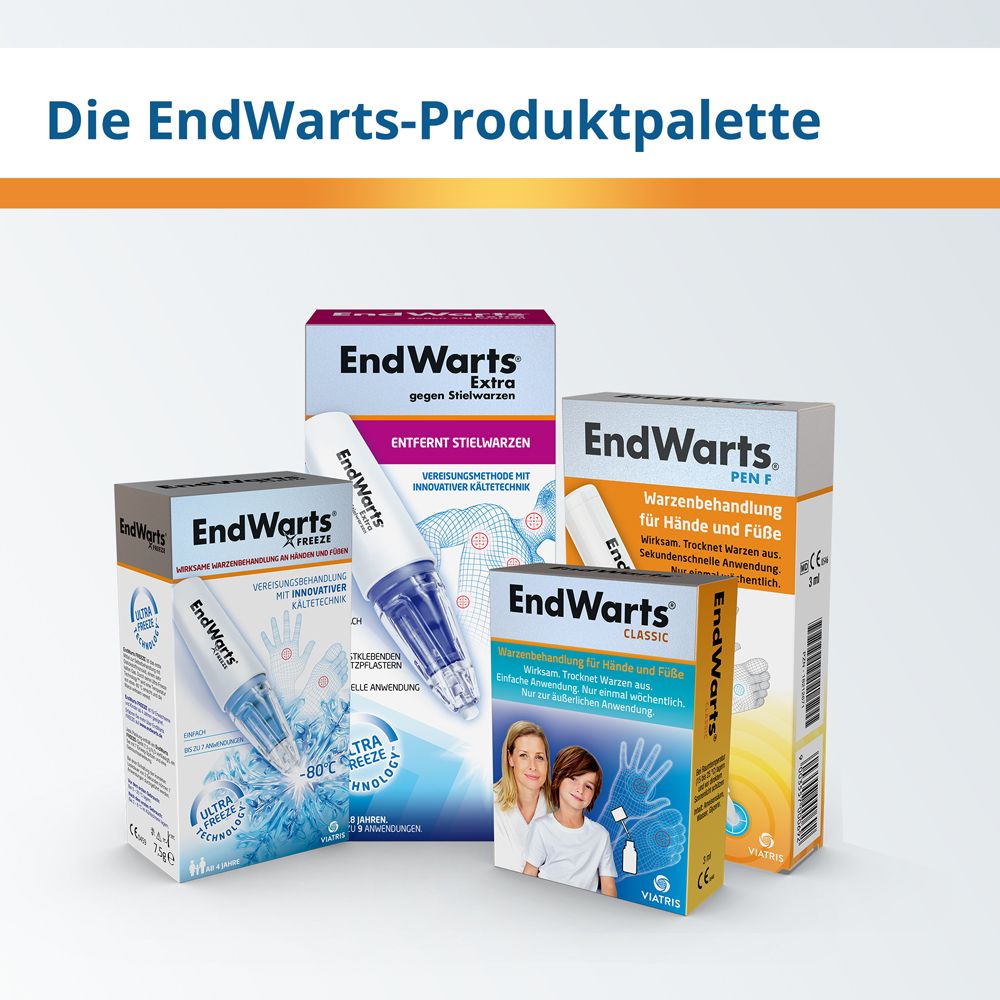 EndWarts PEN F: Warzen entfernen, Warzenentferner mit Ameisensäure, zur Warzenentfernung, Stift für ca. 30 Behandlungen