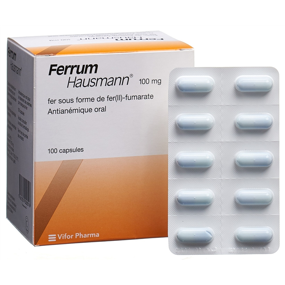 FERRUM Hausmann Ret Kaps 100 mg Blist 100 Stk