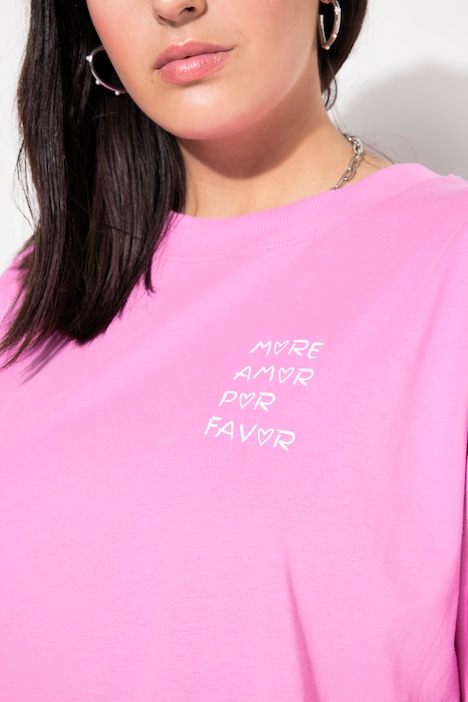 T-Shirt, oversized, Scribble Print